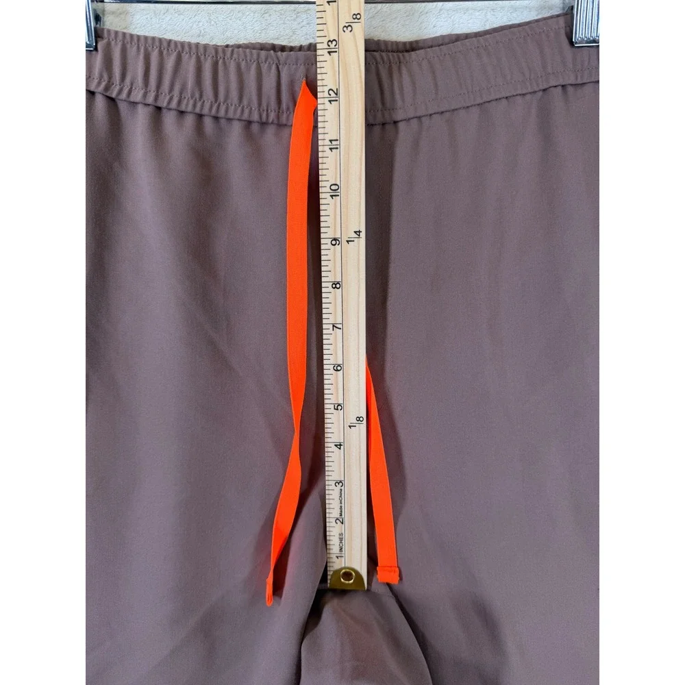 FIGS‎ Tansen Jogger Scrub Pants 6XL Short Mauve Brown Orange Drawstring-NWT
